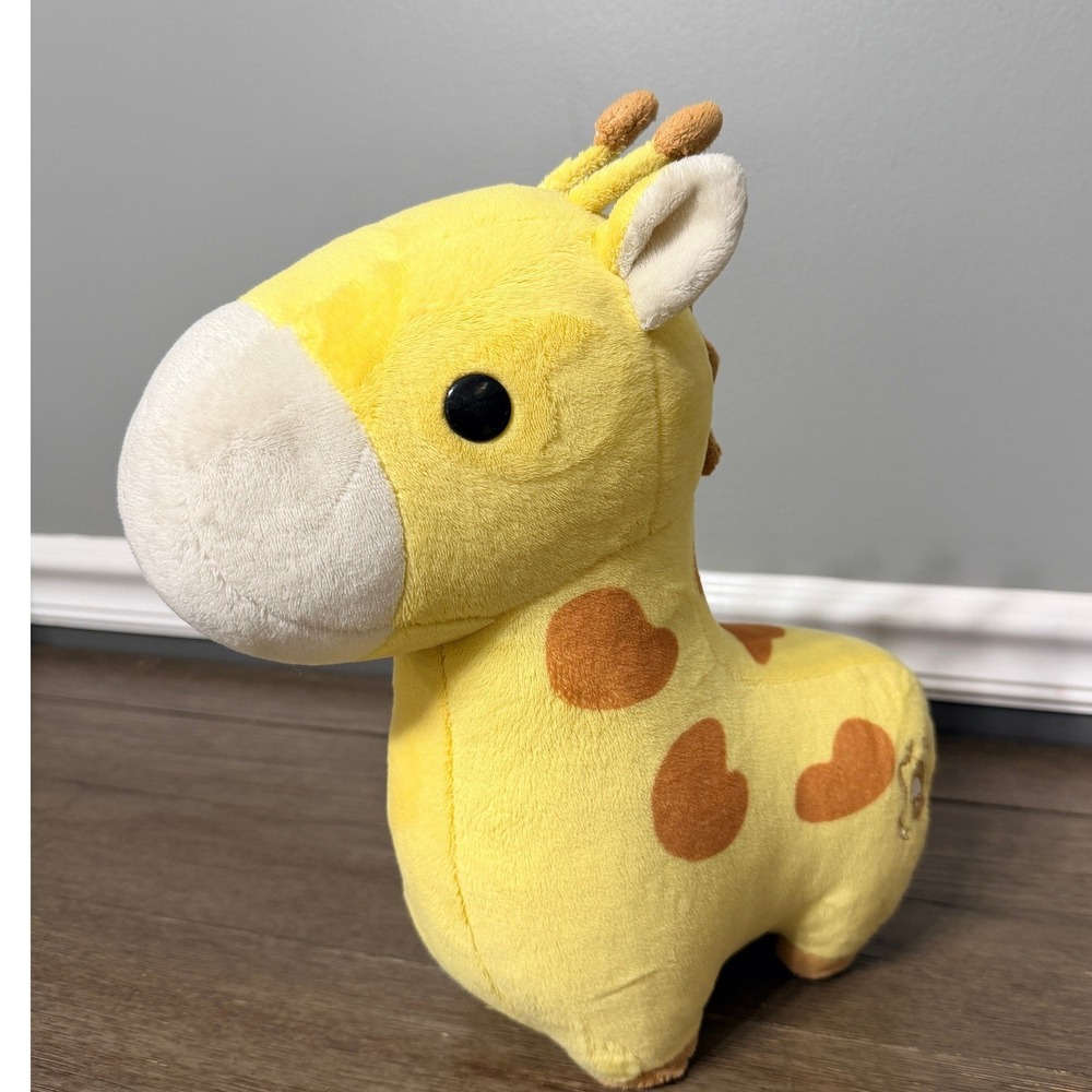 Bellzi Giraffe Plush Stuffed Animal‎ Yellow Heart Spots Kawaii Toy